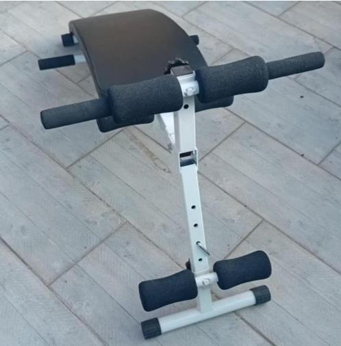 Opvouwbare gevoerde buikspierbank, betonnen buikspieren!, Sport en Fitness, Fitnessmaterialen, Gebruikt, Buik, Rug, Ophalen