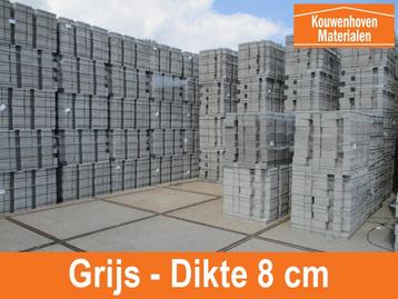 Betonklinkers | Klinkers | Bestrating | Beton | 8 cm dik | beschikbaar voor biedingen