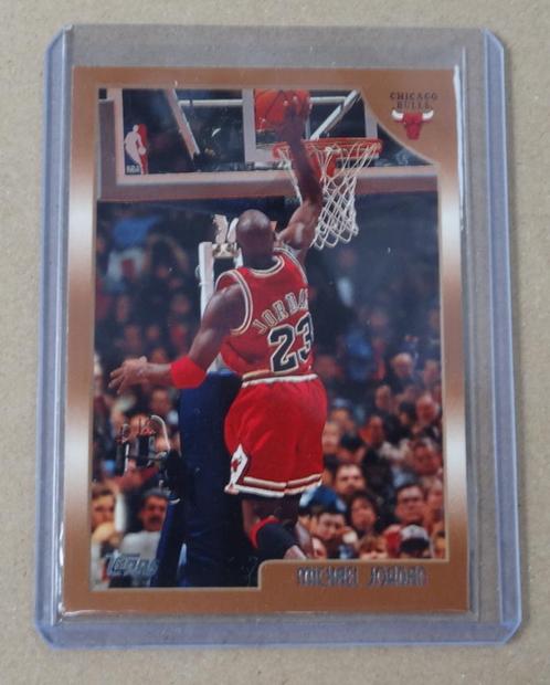 98/99 Topps NBA Michael Jordan #77, Sport en Fitness, Basketbal, Zo goed als nieuw, Overige typen, Verzenden