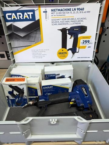 Carat Nietjespistool LN 9040 + 6 dozen Nietjes! beschikbaar voor biedingen
