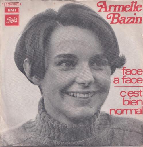 Armelle Bazin – Face a face / C’est bien normal - Single, CD & DVD, Vinyles Singles, Utilisé, Single, Pop, 7 pouces, Enlèvement ou Envoi