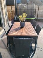 Tuintafel met 6 stoelen, Tuin en Terras, Ophalen, Stoel