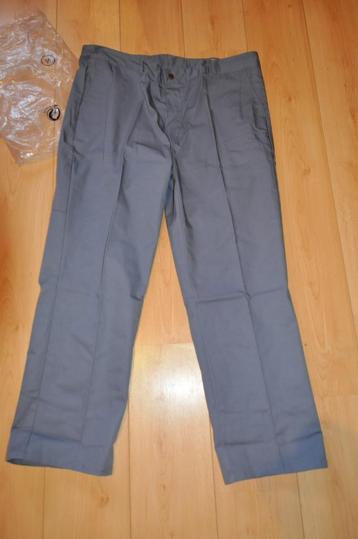 Pantalon de travail gris bleu t.58 Neuf