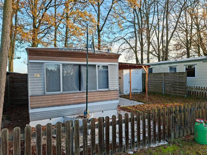 Stacaravan te koop in Netersel Nederland, Caravans en Kamperen, Stacaravans, Ophalen