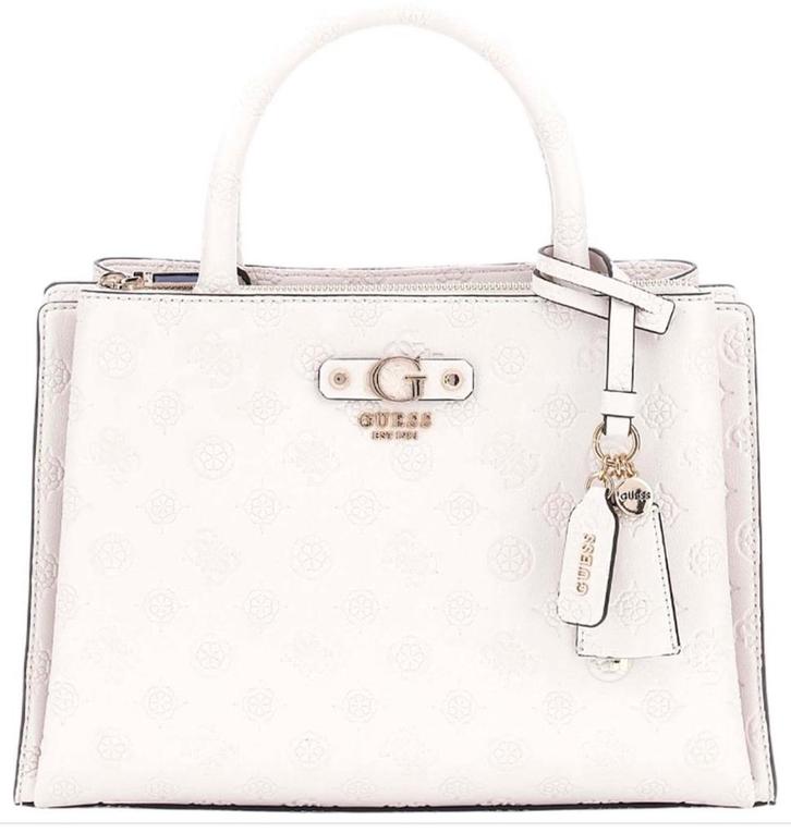 Dames Guess tas, Handtassen en Accessoires, Tassen | Damestassen, Zo goed als nieuw, Schoudertasje, Wit, Ophalen