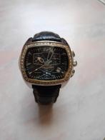 Chronotech horloge, Handtassen en Accessoires, Horloges | Dames, Overige merken, Staal, Polshorloge, Kunststof