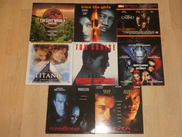 Laserdisc lot van 8 films, Verzamelen, Film en Tv, Ophalen of Verzenden, Zo goed als nieuw, Film, Overige typen