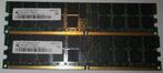 DDR2 2 Gb 667 Mhz ECC, Computers en Software, RAM geheugen, Server, Ophalen of Verzenden, DDR2, 667 Mhz