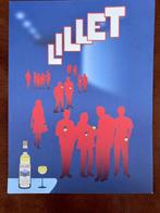 vintage karton reclamebord LILLET aperitief, Ophalen of Verzenden, Nieuw, Reclamebord