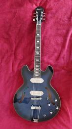 Epiphone Casino Blak & Blu Gary Clark Jr limited edition, Muziek en Instrumenten, Ophalen, Zo goed als nieuw, Semi-solid body