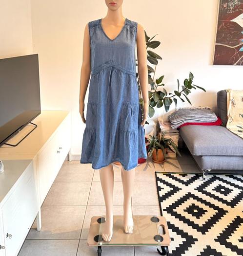 Comfy denim summer dress Esprit (size S) NEW, Kleding | Dames, Jurken, Nieuw, Maat 36 (S), Blauw, Knielengte, Ophalen of Verzenden