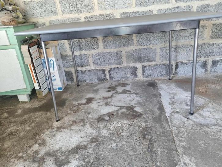 Vintage Tafel 80x140 cm, Huis en Inrichting, Tafels | Eettafels, Gebruikt, 50 tot 100 cm, 100 tot 150 cm, Vier personen, Ophalen