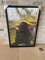 Portret baby yoda met kader, Verzamelen, Star Wars, Ophalen, Nieuw, Boek of Poster
