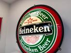 Heineken Bier oude reclame lichtbak, Verzamelen, Biermerken, Reclamebord, Plaat of Schild, Heineken, Gebruikt, Ophalen of Verzenden