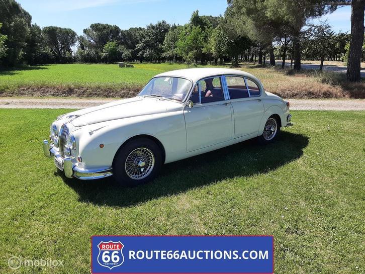Jaguar MK2 3.4 | 1960 | Route 66 Auctions, Auto's, Oldtimers, Bedrijf, Te koop, Jaguar, Benzine, Overige carrosserie, Handgeschakeld
