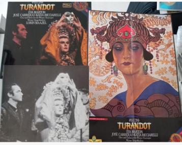 Coffret vinyle 3LP Puccini Turandot Classical Opera Carreras