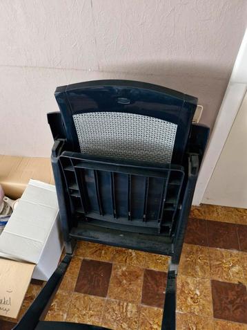 chaise de jardin bleu foncé, Enlèvement, Neuf