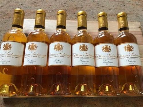 6 Half-Château Suduiraut 2010 - 1e Gd Cru Classé - Parker 93, Verzamelen, Wijnen, Nieuw, Witte wijn, Frankrijk, Vol, Ophalen of Verzenden