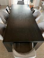 Houten massieve tafel 240 x 100 cm, Huis en Inrichting, Tafels | Eettafels, Ophalen