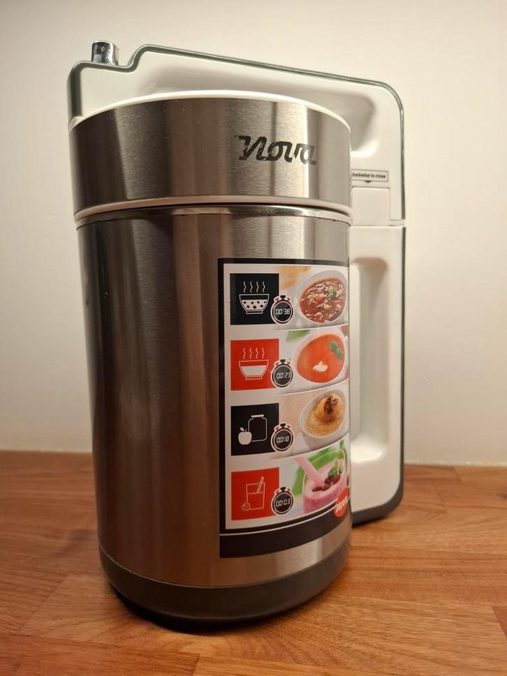 Handige soepmaker 1,5L, soepblender in perfecte staat, Elektronische apparatuur, Blenders, Gebruikt, Soepmaker, Verzenden