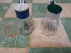 set van peper en zout vaatjes in glas splinternieuw, Ophalen of Verzenden, Nieuw, Glas