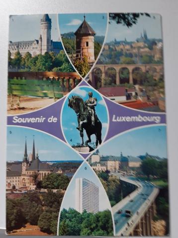 Carte postale Luxembourg, Envoi, 1980 à nos jours, Non affranchie, Belgique et Luxembourg