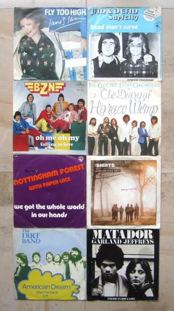 Lot van 8  POP  vinyl singles uit 1979