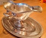 Antieke sauskom Mills Verzilverd, Antiek en Kunst, Ophalen of Verzenden
