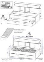 Chambre a coucher ado COMPLÈTE, Maison & Meubles, Enlèvement, Utilisé