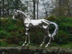 Statue de cheval - aluminium nickelé - objet de décoration, Enlèvement ou Envoi