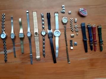 lot van 10 horloges Rotary, Imado, Pulsar, Lorus, Clydia...