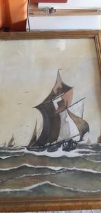 schilderij zeilboot, Antiek en Kunst, Ophalen of Verzenden