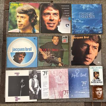 Unieke collectie fonoplaten J. Brel + boeken beschikbaar voor biedingen