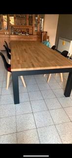 Eet tafel eiken blad, Huis en Inrichting, Tafels | Eettafels, Ophalen, Zo goed als nieuw