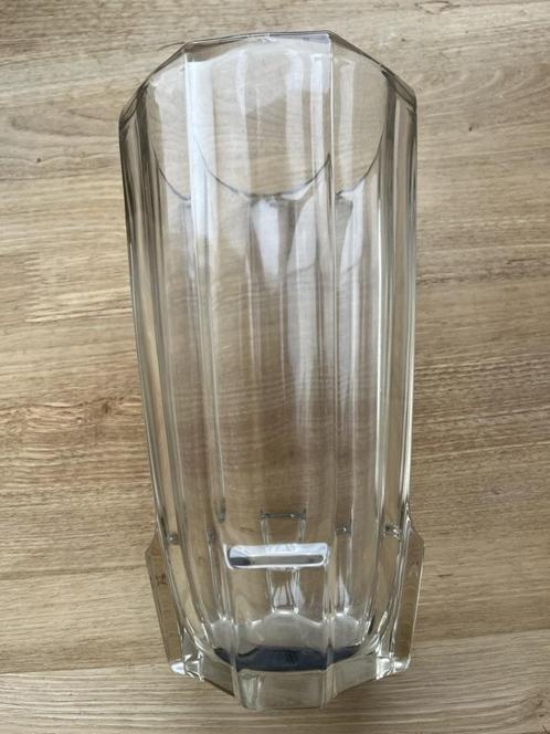 Art Deco glazen vaas Tsjechisch, Antiek en Kunst, Antiek | Glaswerk en Kristal, Ophalen of Verzenden