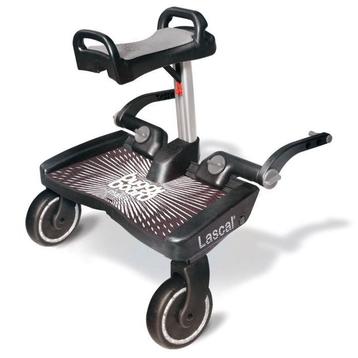 Lascal Buggy Board Maxi+ Plus Meerijplank met zitje beschikbaar voor biedingen