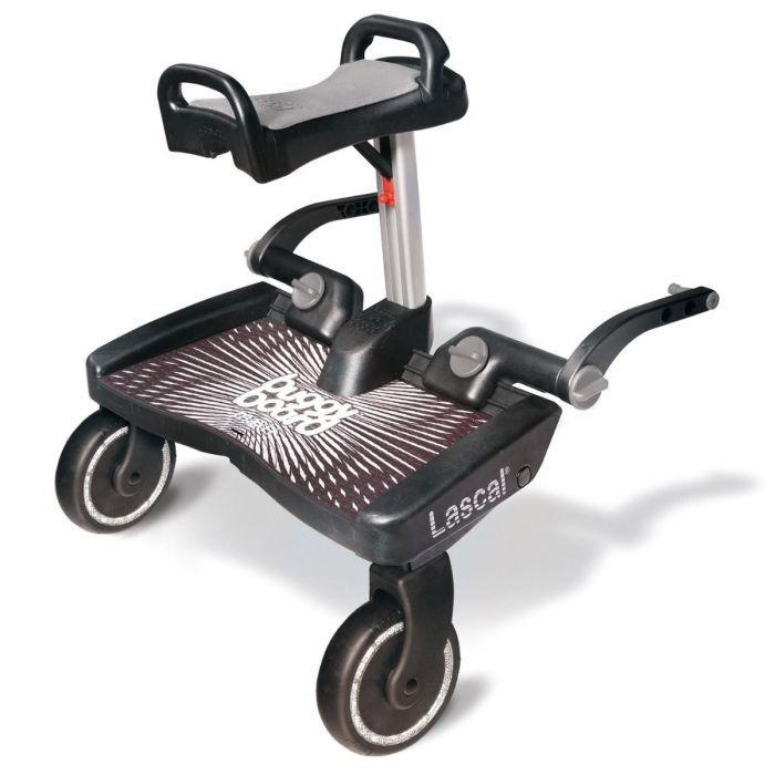 Lascal Buggy Board Maxi+ Plus Meerijplank met zitje, Kinderen en Baby's, Buggy's, Zo goed als nieuw, Ophalen of Verzenden