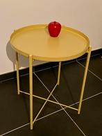 Metalen bijzettafeltje, Huis en Inrichting, Tafels | Bijzettafels, Ophalen, Zo goed als nieuw