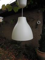 luster wit voor één lamp max 75 watt Ikea typ T 0706 melodi, Huis en Inrichting, Lampen | Kroonluchters, Kunststof, Gebruikt, Ophalen of Verzenden