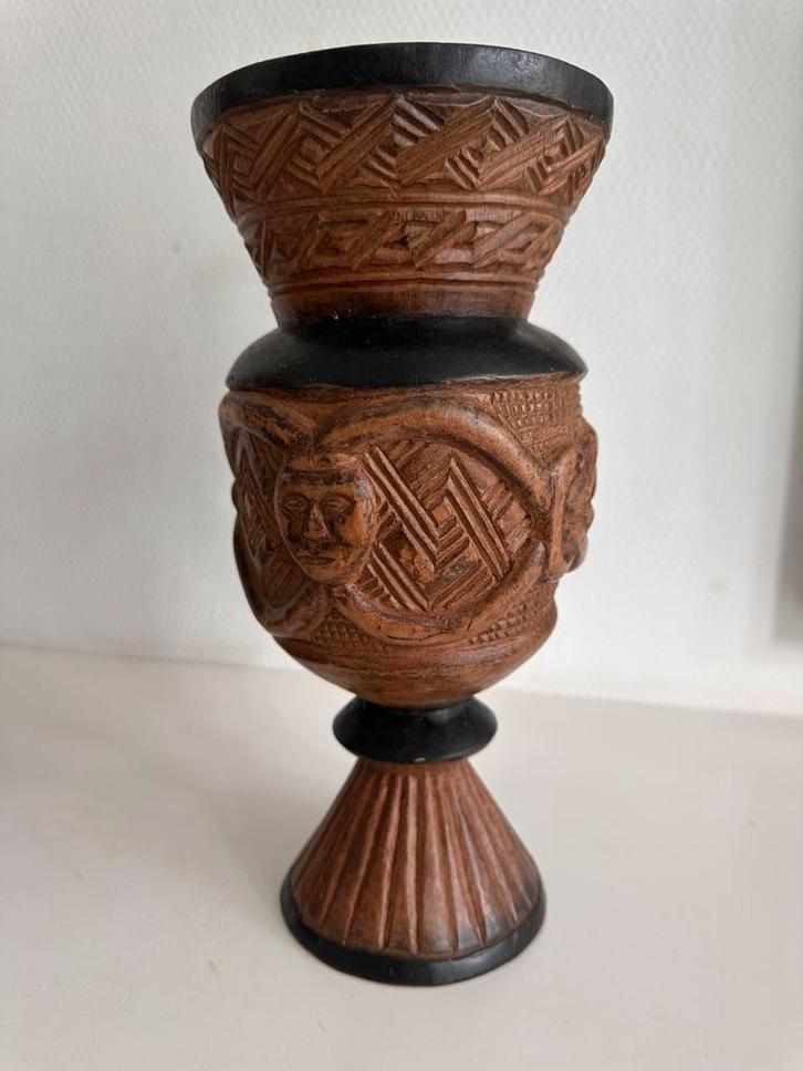 Kuba Palmwijnbeker privé collectie Matadi Afrikaanse kunst, Antiek en Kunst, Kunst | Niet-Westerse kunst, Verzenden