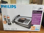 Philips fax/telefoon en 2 handsets en  combinatie, Telecommunicatie, Ophalen of Verzenden, Gebruikt