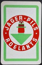 1 Speelkaart  Jager Pils Roelants, Verzamelen, Ophalen of Verzenden, Zo goed als nieuw