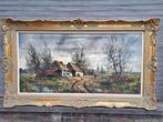 Huile sur toile paysage signe jean jacques foulon, Ophalen