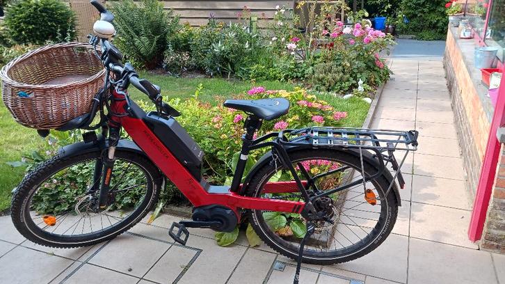 Speedbike Riese en Müller NEVO GT vario rood 47 LAGE opstap, Fietsen en Brommers, Elektrische fietsen, Gebruikt, Riese & Müller