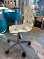 Ikea kinderbureaustoel, Enlèvement, Utilisé, Blanc, Chaise de bureau