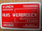 Oude speelkaart wijnen likeuren huis Werbrouck Izegem, Enlèvement ou Envoi, Carte(s) à jouer