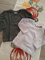 Set van 2 gestreepte longsleeves 74, Kinderen en Baby's, Babykleding | Maat 74, Shirtje of Longsleeve, Ophalen of Verzenden, Jongetje