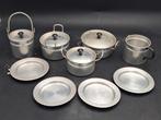 oud blikken 13 delig kookservies, jaren 50, Antiek en Kunst, Ophalen of Verzenden