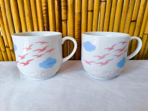 Twee vintage 1970 Bareuther Waldsassen kopjes / mugs Bavaria, Antiek en Kunst, Antiek | Porselein, Ophalen of Verzenden