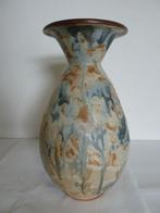 Keramiek/aardewerk vaas Sylvain Hublet (Bouffioulx) 40cm, Antiquités & Art, Enlèvement ou Envoi